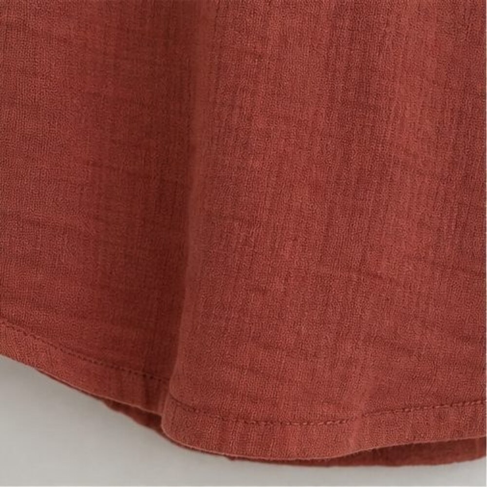 Rust Puff Sleeve Top - Picture 6 of 6